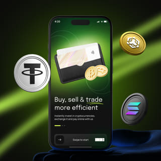 Sur un appareil mobile s’affiche la plateforme de trading Noble Gagévanure