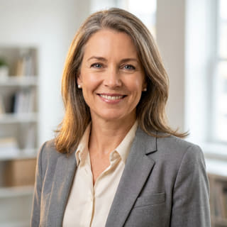 Sarah Coleman, indiquée comme directrice financière chez Noble Gagévanure, sur une image de profil